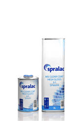 SPRALAC Lakier bezbarwny MS SP4699 1L z utwardzaczem KOMPLET