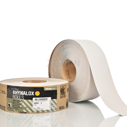 INDASA RHYNALOX / RHYNODRY WHITE LINE  Rolki ścierne 75mm x 1m 