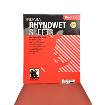 INDASA RHYNOWET RED LINE SHEETS - Arkusze ścierne na wodę 230x280mm 50szt. (opakowanie)