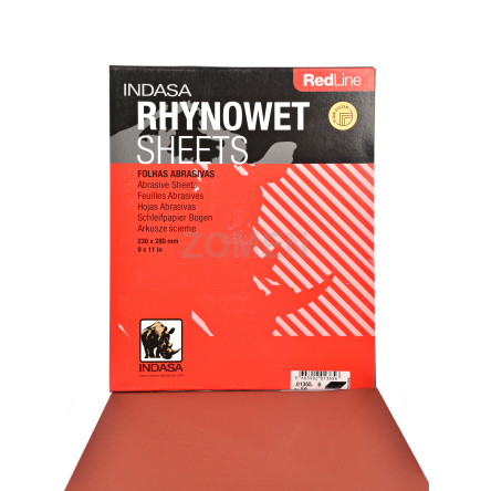 NDASA RHYNOWET RED LINE SHEETS - Arkusze ścierne na wodę 230x280mm.
