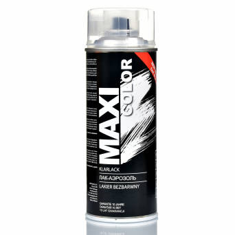 MAXI COLOR Lakier SPRAY bezbarwny połysk